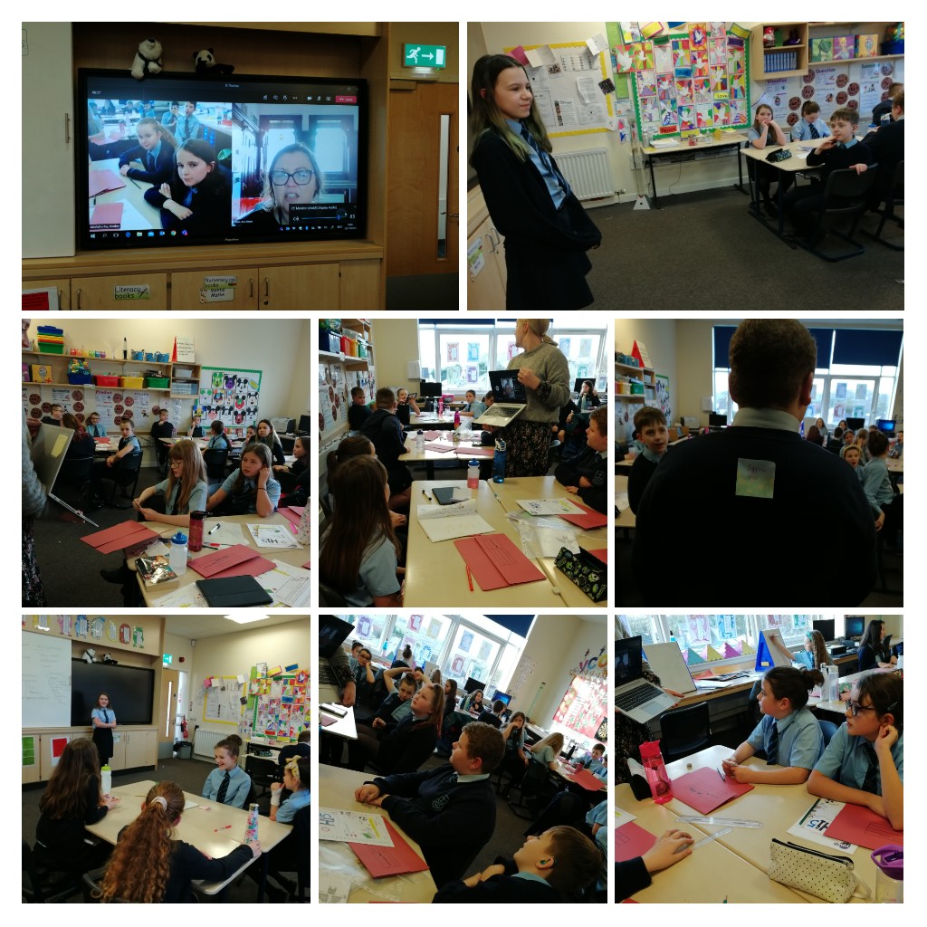 BranleyMcvie's tweet photo. This week P7's enjoyed playing who Im I and practising their questions about St Luke's and filming with @ERCYPSAnnMarie #gettingreadyforhighschool
@St_Thomas_ERC @StLukesHigh https://t.co/Im4Mh3E8hz