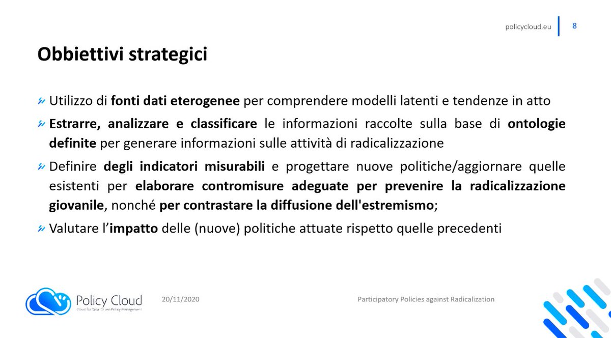 PolicyCloudEU (@policycloudeu) on Twitter photo Policy Cloud's Policies Against Radicalisation pilot has the #strategic objective of preventing #youth #radicalisation as a key way to combat the spread of #extremism. #policy <a href="/Gruppo_Maggioli/">Gruppo Maggioli</a>
This aligns with the #European #Counterterrorism Strategy:
➡️policycloud.eu/news-events/ne… Policy Cloud's Policies Against Radicalisation pilot has the #strategic objective of preventing #youth #radicalisation as a key way to combat the spread of #extremism. #policy <a href="/Gruppo_Maggioli/">Gruppo Maggioli</a>
This aligns with the #European #Counterterrorism Strategy:
➡️policycloud.eu/news-events/ne…