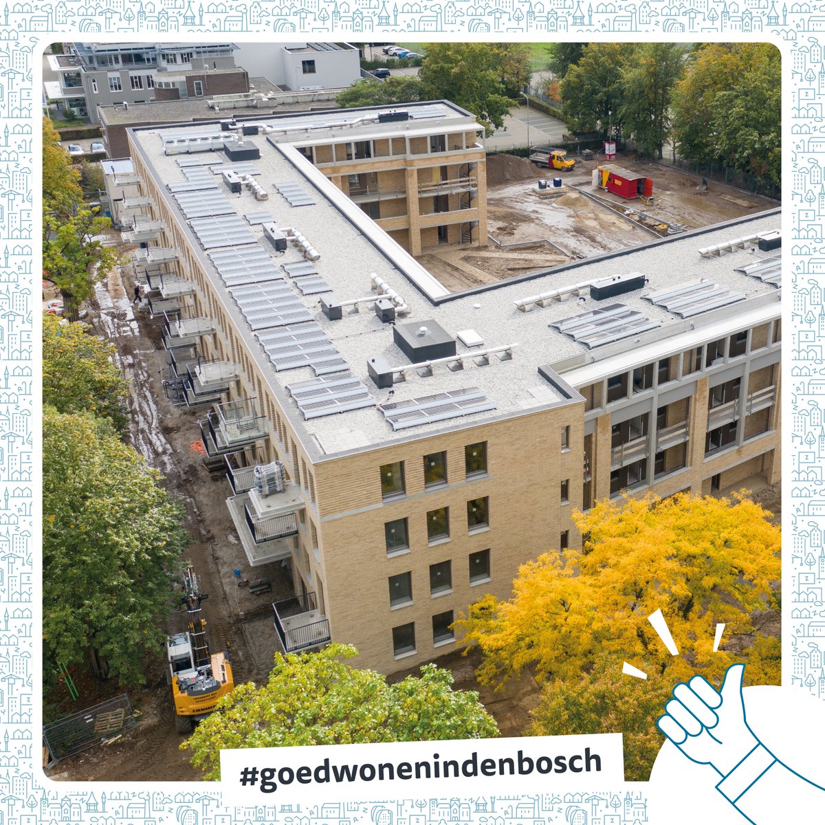 ZayazDenBosch's tweet photo. De 70 appartementen die wij samen met @HendriksBO bouwen aan de Sint Teunislaan zijn bijna klaar. We zijn trots dat we deze #duurzame woningen in december mogen toevoegen aan de Bossche woningmarkt! Zie: https://t.co/ninEWZq02x #weekvanhetwonen https://t.co/Xch84rhE7u