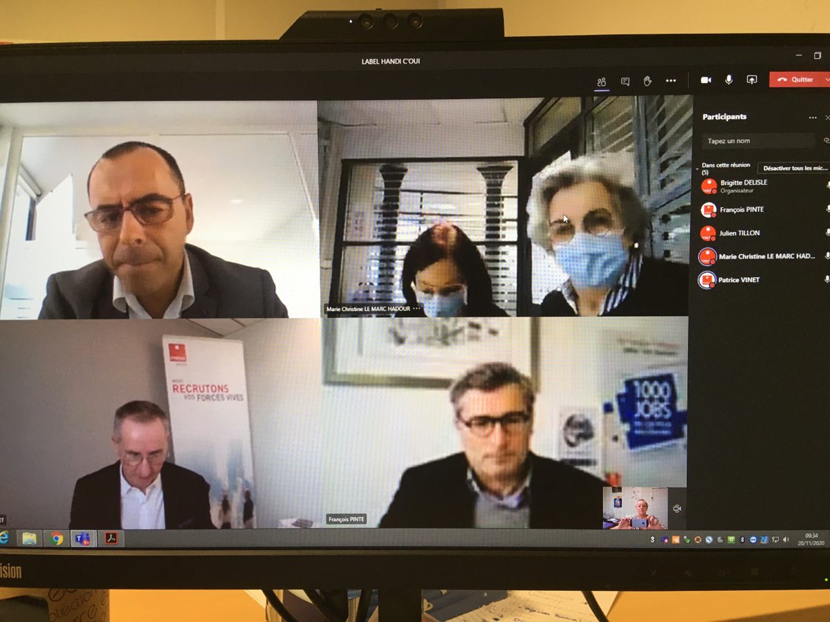 angeoconnor's tweet photo. Merci à tous les participants à la remise du diplôme HANDI C'OUI de notre agence @Synergie  ST QUENTIN qui clôture avec brio notre SEEPH @Francoispinte @VINET1 @JulienTillon https://t.co/CRwJJTej6W