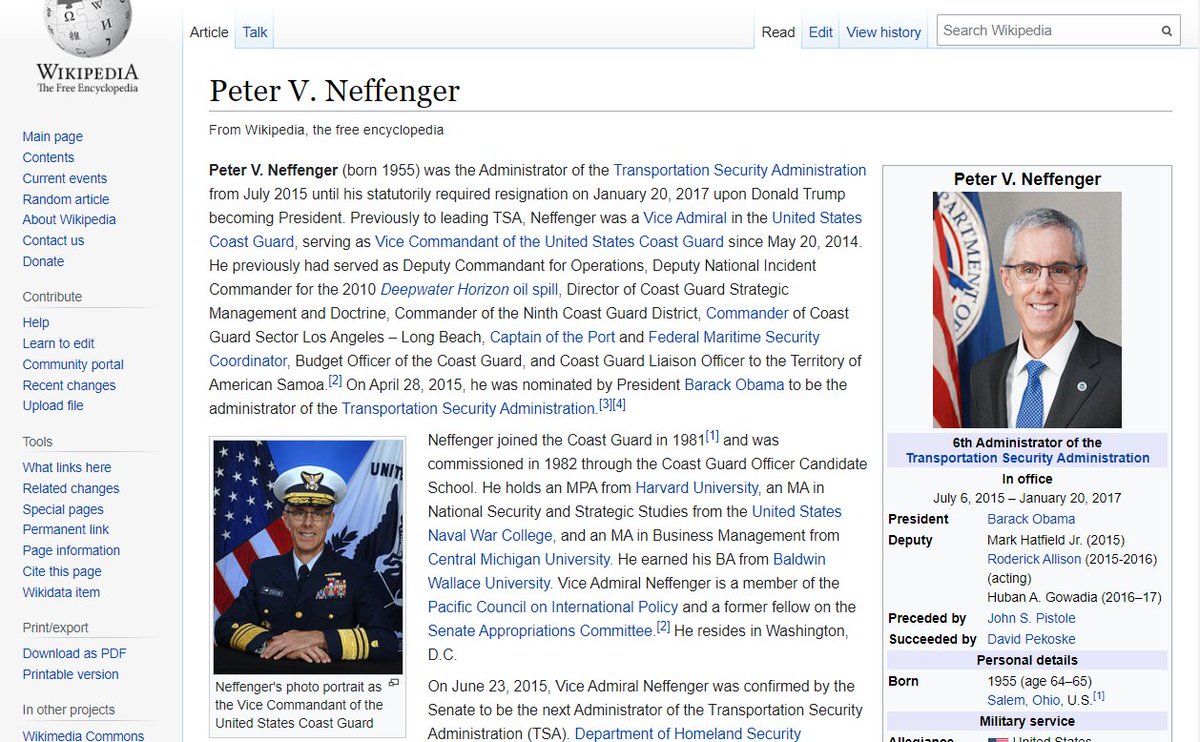 They left their team up, even though ret. Gen. Neffenger was already been exposed as one of their puppets. He's on the Biden/Harris transition team.