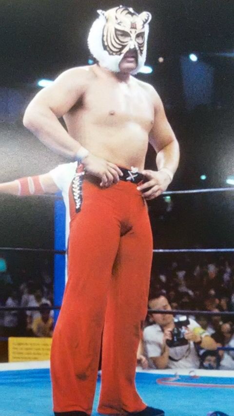 シマスポーツ製 初代タイガーマスク パンタロン ベルト付 L Lサイズ