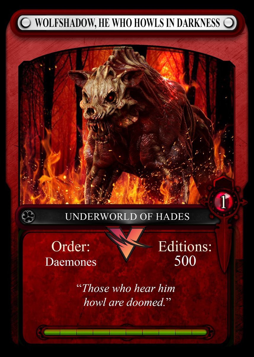 ⚡️🔥Vulcan Appears🔥⚡️

He is visiting Hades, petting his demon canines. All mortals should have such a beastly pet.

He will GIVE 100 Woflshadow Vulcanites to those who:

✅Tweet their favorite quadrant and why
✅Use #100HoundHandout and tag three other mortals

#ForgeYourWorld