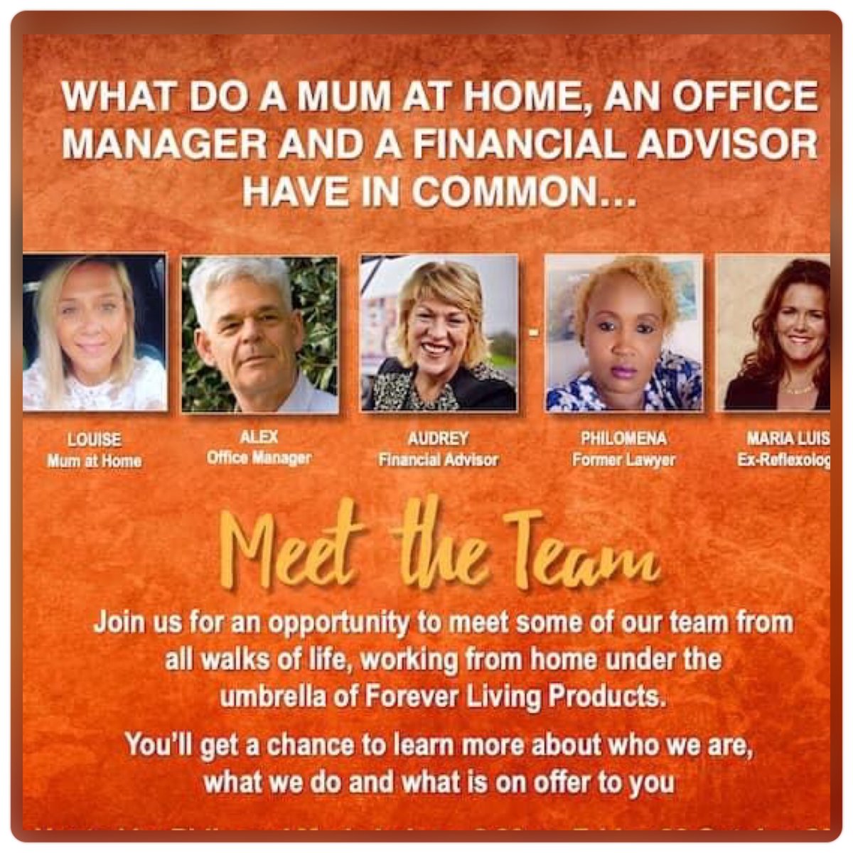 audreyjpaterson's tweet image. Would you like 2021 to be different to 2020.
Join me and some others and see if the choices we made interest you. Pm for the link. #opentonetwork #opentonework #lookingforopportunities #lookingforchange #jobchange #worriedaboutmoney