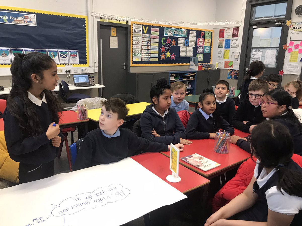 MrsArmstrongIPS's tweet image. ‘Are video games good for us?’ This morning we were debating this topic, working as proposers and opposers and stating our points of view. The children followed the rules for debating and then voted after hearing both sides of the argument.  #developingconfidence