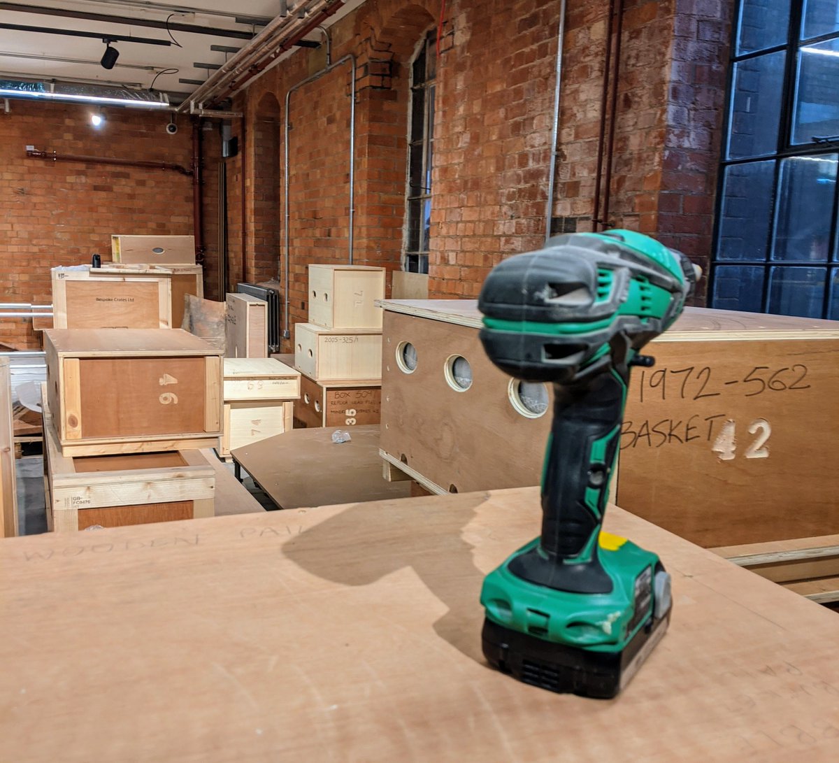 It's been a busy week for the Museum of Making collections team as objects start to make their way into the Museum!