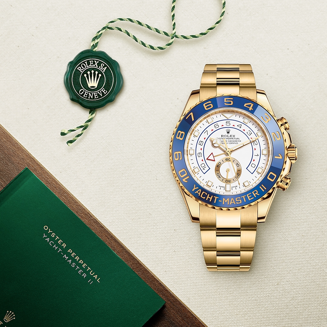 Rolex Yacht-Master II in yellow gold 