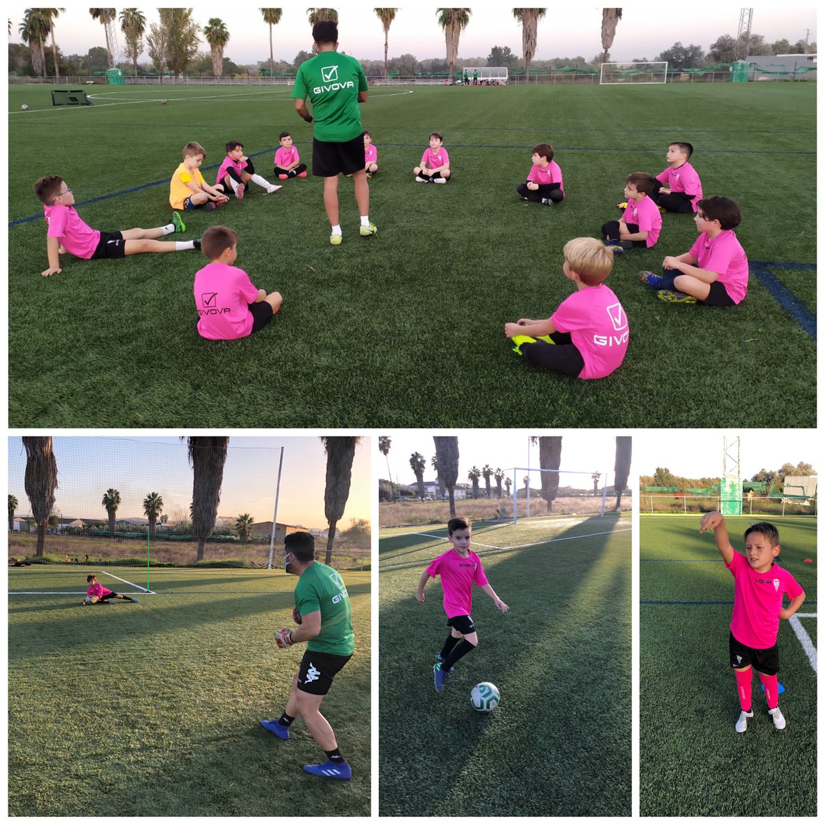 Buenos días!👋 nuestros equipos siguen entrenando en la ciudad deportiva, os dejamos algunas imágenes de los entrenamientos de ayer.📸 

#semillablanquiverde🌱 #FundacionCordobaCF