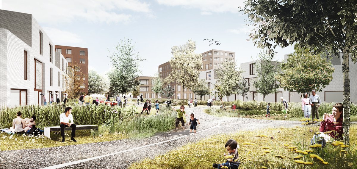 Le premier permis de l'écoquartier Rives Ardentes (1.325 logements) a été octroyé hier à NeoLegia. Il concerne 200 logements et surtout tous les espaces publics de ce site de 25 ha. Un gros morceau. <a href="/Villedeliege/">Ville de Liège</a> #Coronmeuse <a href="/WillemenGroep/">Willemen Groep</a> #CitBlaton
