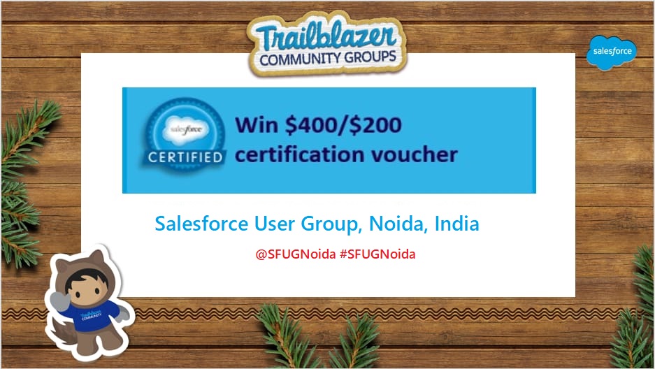 Nida khan 🇮🇳🇳🇱🌩️ (@nida_sfdc) on Twitter photo Don't miss a chance to win <a href="/salesforce/">Salesforce</a> Certification Voucher <a href="/SFUGNoida/">Salesforce User Group(Noida)</a> virtual connect on 23rd Nov at 7PM IST @OwnBackup <a href="/apsona4sfdc/">Apsona</a> <a href="/elements_cloud/">Elements.cloud</a> <a href="/alyssaabbey1/">Alyssa Abbey</a> <a href="/trailhead/">Trailhead</a> #SFUGNoida <a href="/SalesforceAdmns/">Salesforce Admins</a> <a href="/salesforce_labs/">Salesforce Labs</a> @kendallodom27
<a href="/salesforce/">Salesforce</a>
RSVP: bit.ly/38SQzh8 Don't miss a chance to win <a href="/salesforce/">Salesforce</a> Certification Voucher <a href="/SFUGNoida/">Salesforce User Group(Noida)</a> virtual connect on 23rd Nov at 7PM IST @OwnBackup <a href="/apsona4sfdc/">Apsona</a> <a href="/elements_cloud/">Elements.cloud</a> <a href="/alyssaabbey1/">Alyssa Abbey</a> <a href="/trailhead/">Trailhead</a> #SFUGNoida <a href="/SalesforceAdmns/">Salesforce Admins</a> <a href="/salesforce_labs/">Salesforce Labs</a> @kendallodom27
<a href="/salesforce/">Salesforce</a>
RSVP: bit.ly/38SQzh8