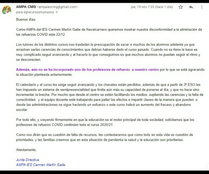 🍏AMPA IES Carmen M. Gaite Navalcarnero tweet media