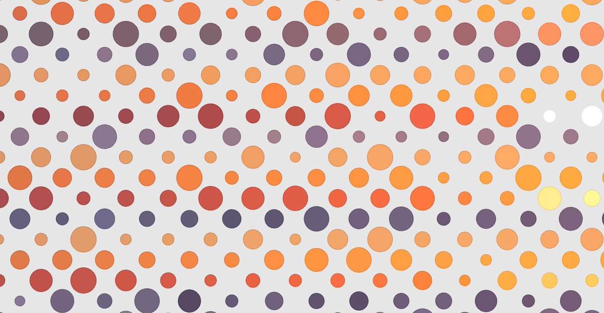 GenerativeWays's tweet image. ¿Es #aleatorio o sigue un #patrón?, ¿La selección del tamaño y color es bajo el uso de un sistema #paramétrico o #generativo?