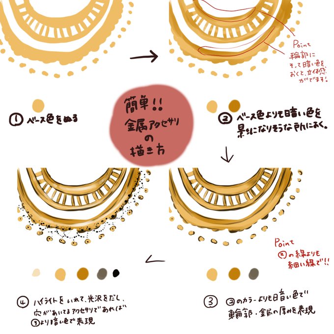 金属の塗り方のtwitterイラスト検索結果