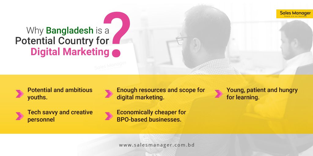 SalesmanagerBd's tweet photo. Do you know?
Why Bangladesh is a potential country for Digital Marketing?

#digitalmarketing #seo #smm #smo #ppc #adwords #googleads #digitalmarketingagency #digitalmarketingtips #salesmanagerpvtltd https://t.co/vUTzYcMqvt
