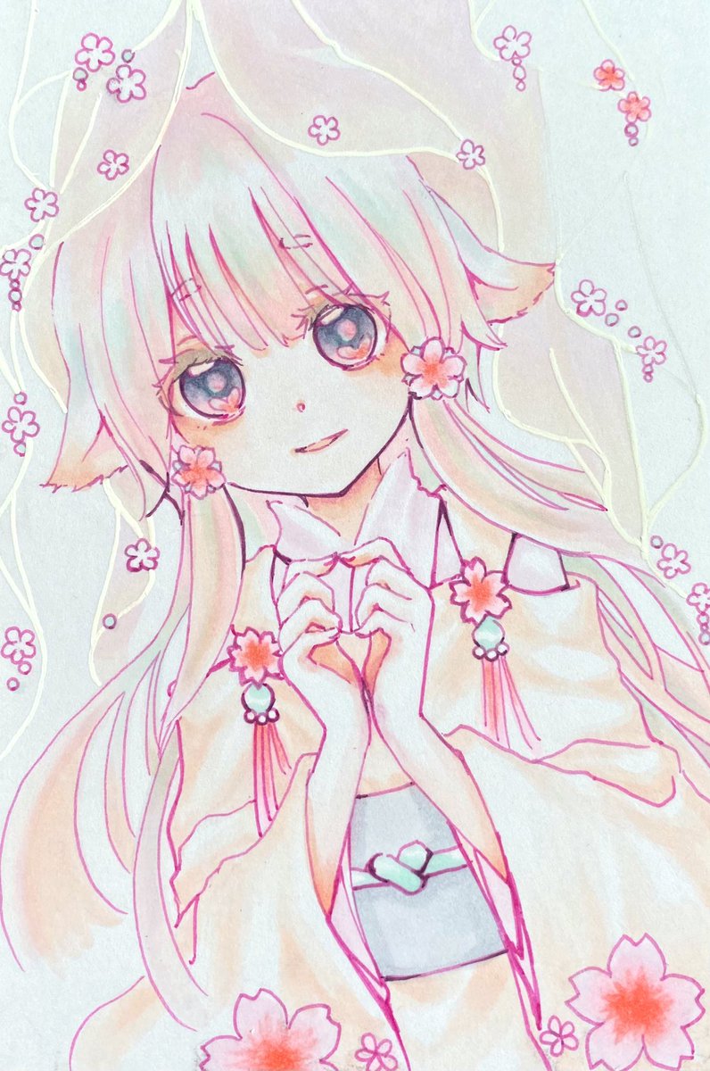 ゆかのんママ No Twitter 色塗り進めてます ふわっとした雰囲気にしたい イラスト途中経過 イラスト
