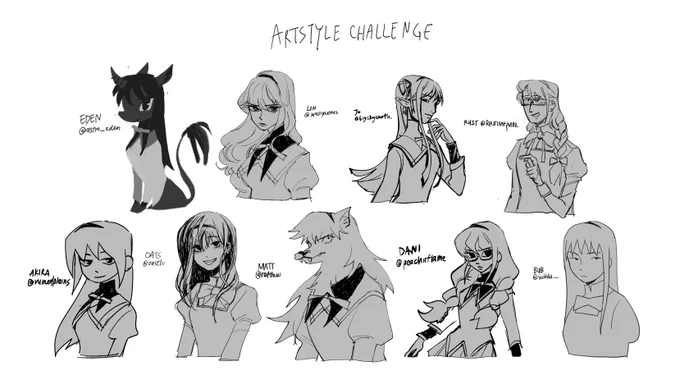 artstyle challenge with homura ^.^ 