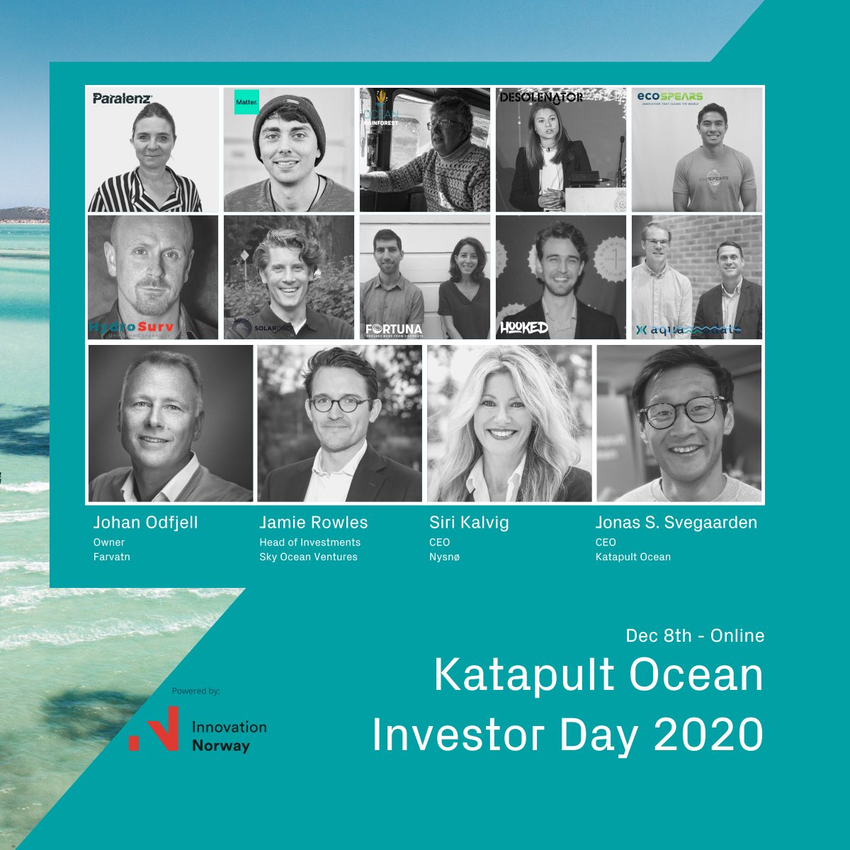 At Katapult Ocean Investor Day 2020 you will meet leading ocean investors and 10 ocean startups from the Katapult Ocean portfolio🌊 If you are an investor we invite you to apply to attend our Investor Day 2020 here docs.google.com/forms/d/e/1FAI…