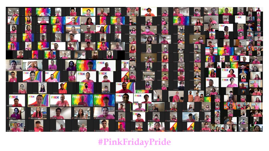 GSCareers's tweet photo. Goldman Sachs offices across Asia Pacific, joined by over 60 companies in Hong Kong, wore pink today to show support for #LGBTQ+ inclusion. Thank you to all who participated! #PinkFridayPride https://t.co/raoGVOWp5W
