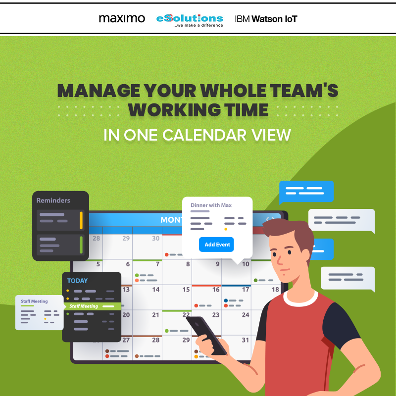 eSolutionsMEA's tweet photo. With the Graphical Resource View feature, you can configure exception codes and colors. You can also quickly specify a person's vacation week; someone's overtime; or, book several people into training time together in a few clicks.
#IBMMaximo #SchedulerPlus https://t.co/0IdcN2F87a