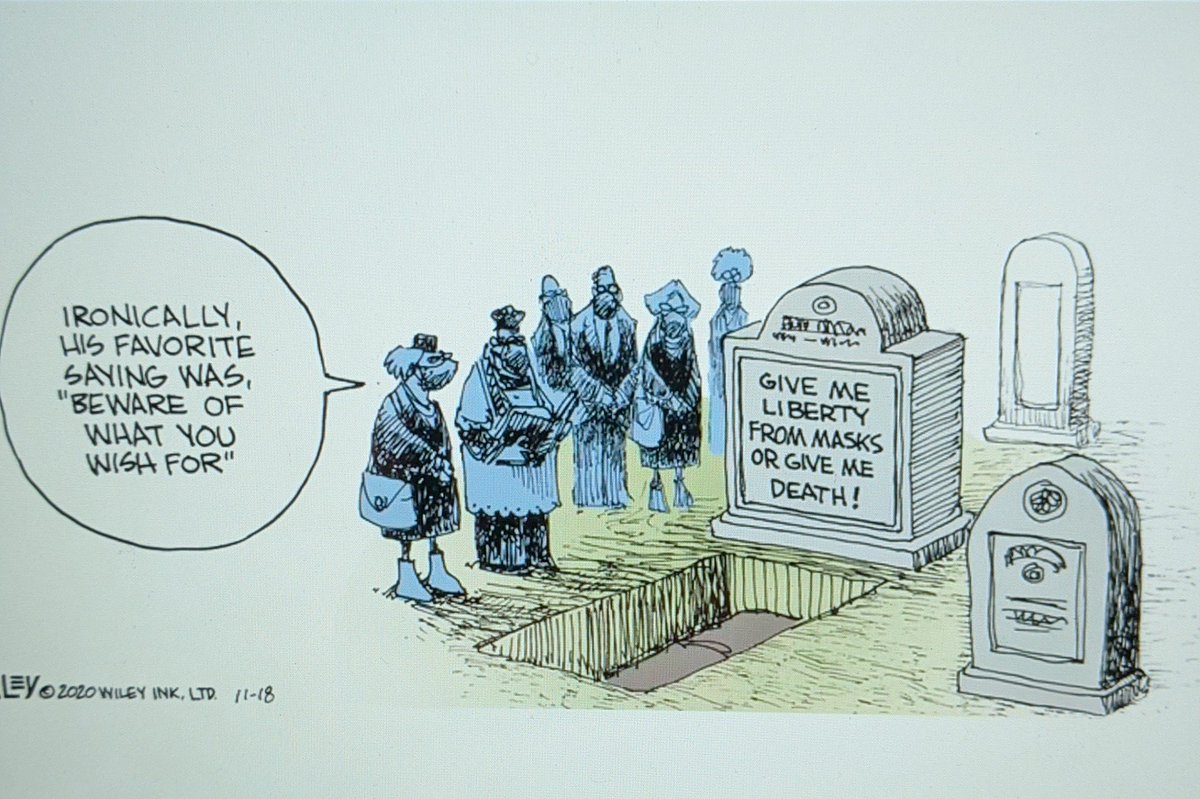 Acceptance of wearing masks possibly another advantage... #CovidUnknowns