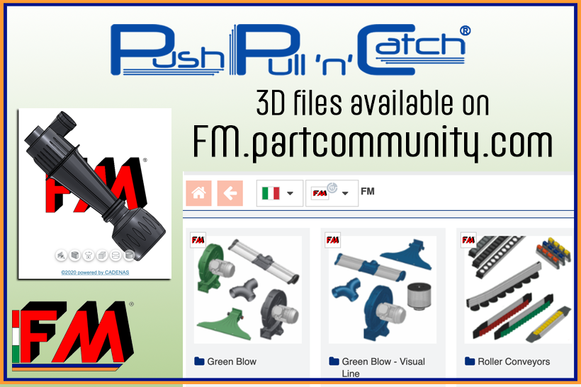 fmpartec's tweet photo. I file 3D della nuova linea Pull'n'Catch sono ora disponbili per i progettisti #greenblow #pullncatch #cadenas @CADENAS_DE  https://t.co/YyCtxg6LCx https://t.co/PqDlD1Wqvf