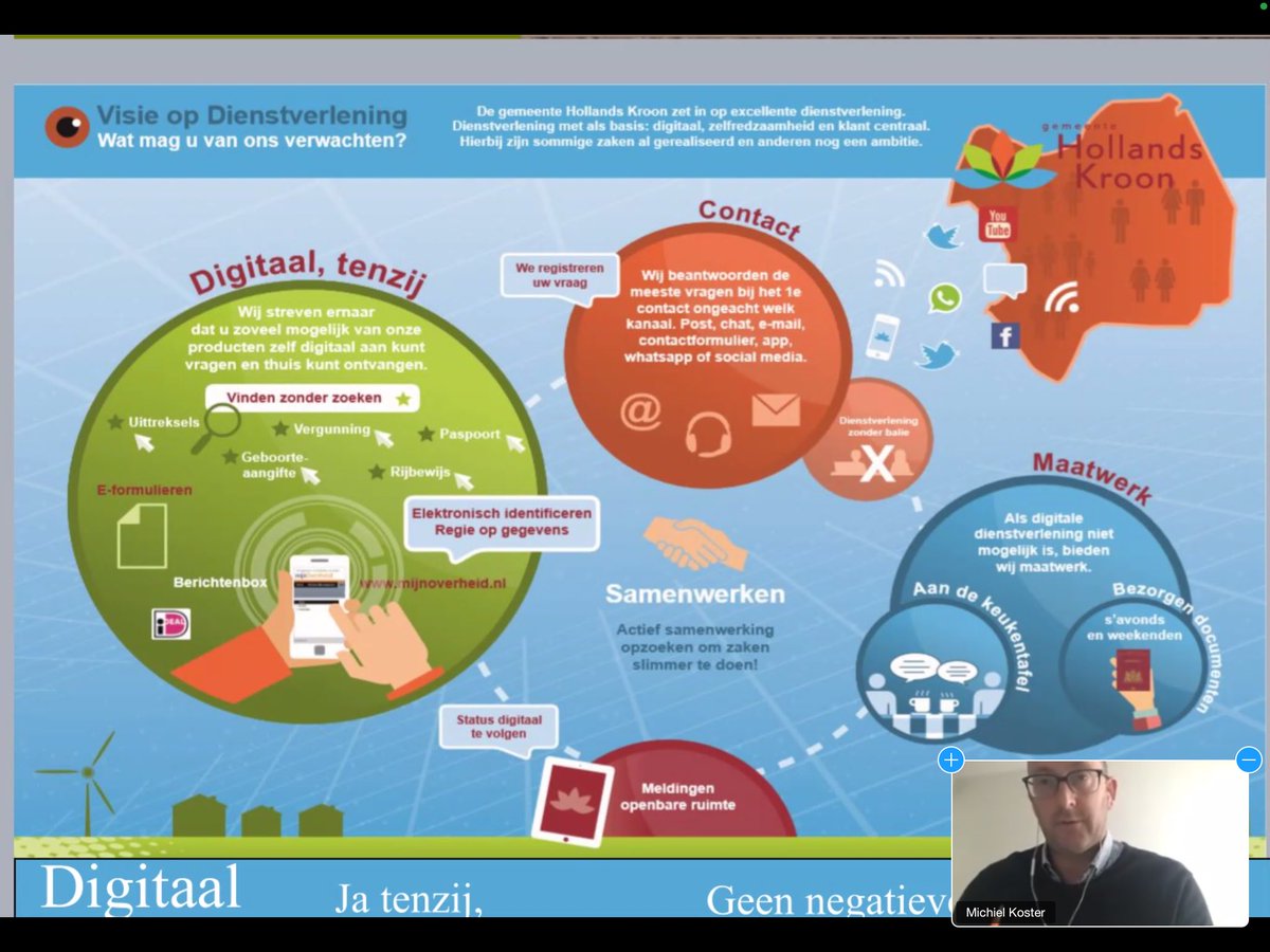 Michiel Koster vertelt over menselijke maat bij digitalisering processen vanuit ervaring <a href="/HollandsKroon/">Hollands Kroon</a> #inwoners #medewerkers #visieopdienstverlening