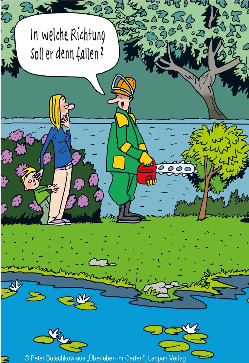 Bald ist Wochenende!! Lasst euch so kurz vor der Ziellinie keinen Baum auf den Kopf fallen!