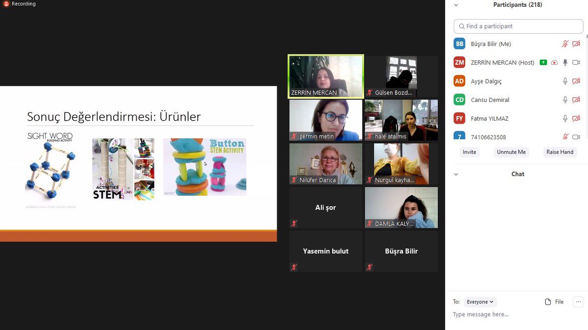 219 öğretmenimizin katılımıyla Okul Öncesi Dönemde STEM Seminerini gerçekleştirdik, Hocalarımıza teşekkür ediyoruz💐 <a href="/TurkayDereli/">Türkay Dereli</a> <a href="/ozgefaz/">Özge Hacıfazlıoğlu</a> <a href="/snrbuyukozturk/">Şener BÜYÜKÖZTÜRK</a> <a href="/serminmetinn/">Şermin Metin</a> <a href="/ZerrinMercan/">Dr.Zerrin Arslan Mercan</a>