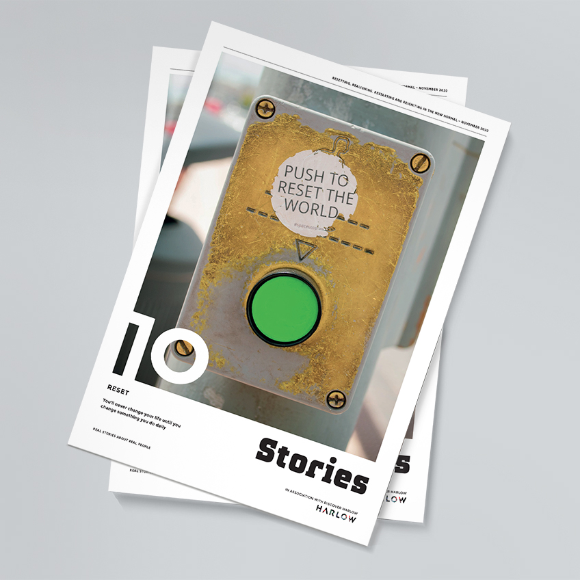 The latest issue of Harlow Stories designed in partnership with @magnificentStuf and in association with <a href="/DiscoverHarlow/">DiscoverHarlow</a>, is themed Reset. Even in these difficult times, full of amazing business and community stories. 
<a href="/Redchurchbrewer/">Redchurch Brewery</a> #BigUpHarlow #HarlowStories #Harlow #Design