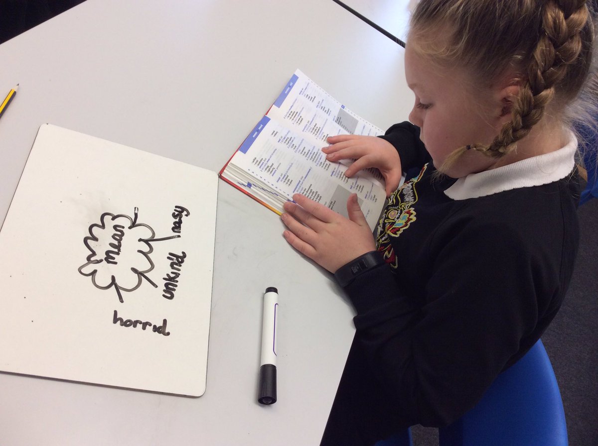 Year4BedfordPr1's tweet photo. Improving our vocabulary in 4K. We are using thesauruses to discover synonyms for overused words #vocabulary #thesauruswork @BedfordPrimary https://t.co/G6hDgp6hBV