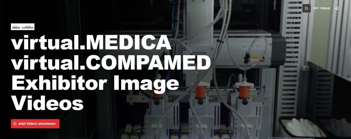 COMPAMED's tweet photo. Of course you can still use our Video Arena. Here the exhibitors of #virtualcompamed2020 present their products and services quickly and efficiently. Feel free to drop by: https://t.co/gygeoBcbr1 #virtualcompamed #medcom2020 https://t.co/7IYUUv0SAO