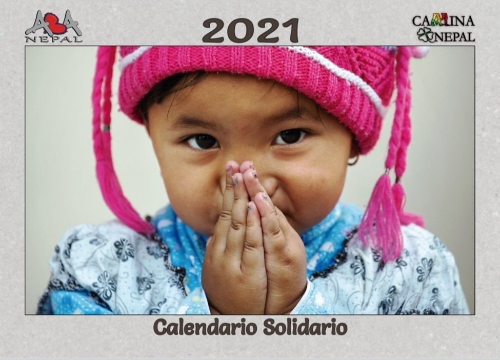 CaminaNepal's tweet photo. Aquí tenemos la portada del calendario de pared que hacemos junto con la ong ABA Nepal, os gusta??? 🥰

Este puede ser un buen regalo para tus amigos/as estás navidades. 

Escríbenos para hacerte con él!! 

#calendario #calendariosolidario #nepal #caminanepal #caminamosjuntos https://t.co/Ca8M2WIZZT