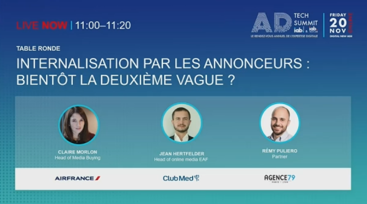 ChelsieBns's tweet image. #adtechsummit20 C&apos;est partie pour une nouvelle table ronde ! #iabevent #DigitalNewAge
#Transformation #internalisation #Covid_19 
#IIM #CSSM3