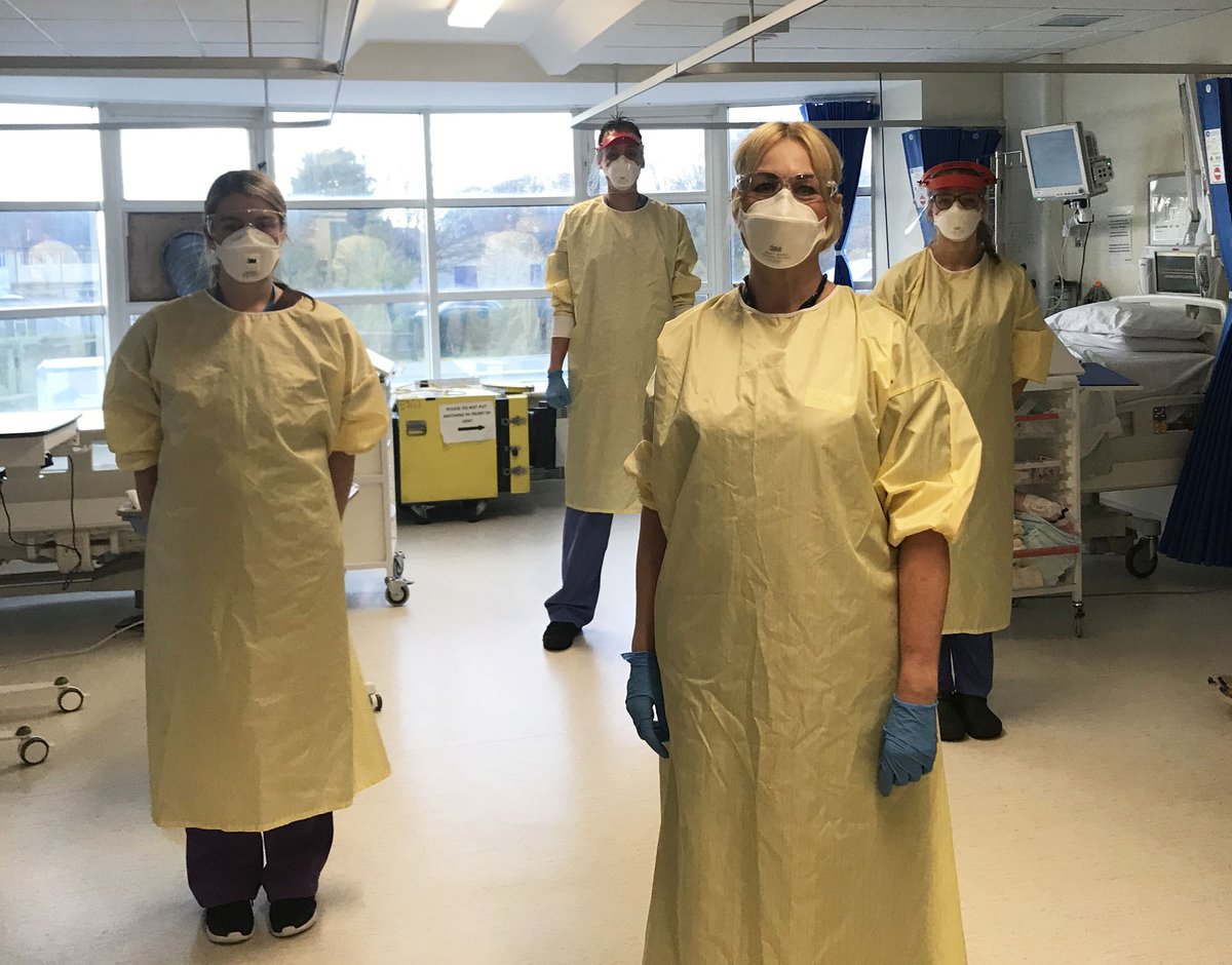 We are delighted to be one of the first NHS Trusts to trial the use of reusable PPE gowns. Each reusable gown replaces the need for up to 75 disposable gowns and will significantly reduce the amount of single use products put into clinical waste each day. <a href="/NHSEngland/">NHS England</a>