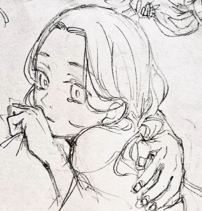 らくがき
ちどりではないです。 