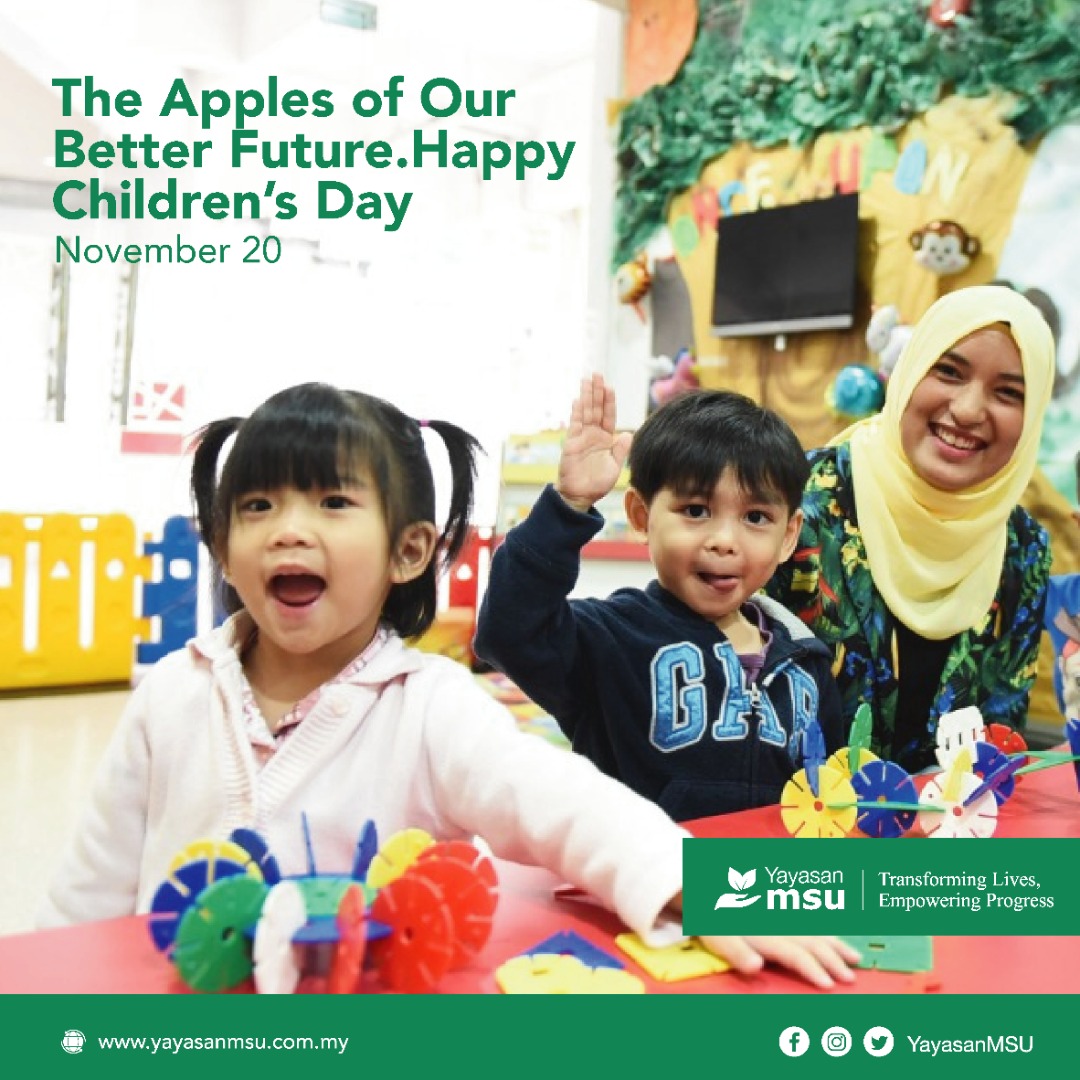 YayasanMSU's tweet photo. These are the seeds of tomorrow. Nurture & love them for they are the reasons for a better future.
#MSUkids
@MSUmalaysia
@MSUcollege
@MohdShukriYajid https://t.co/shXuLtTVSt