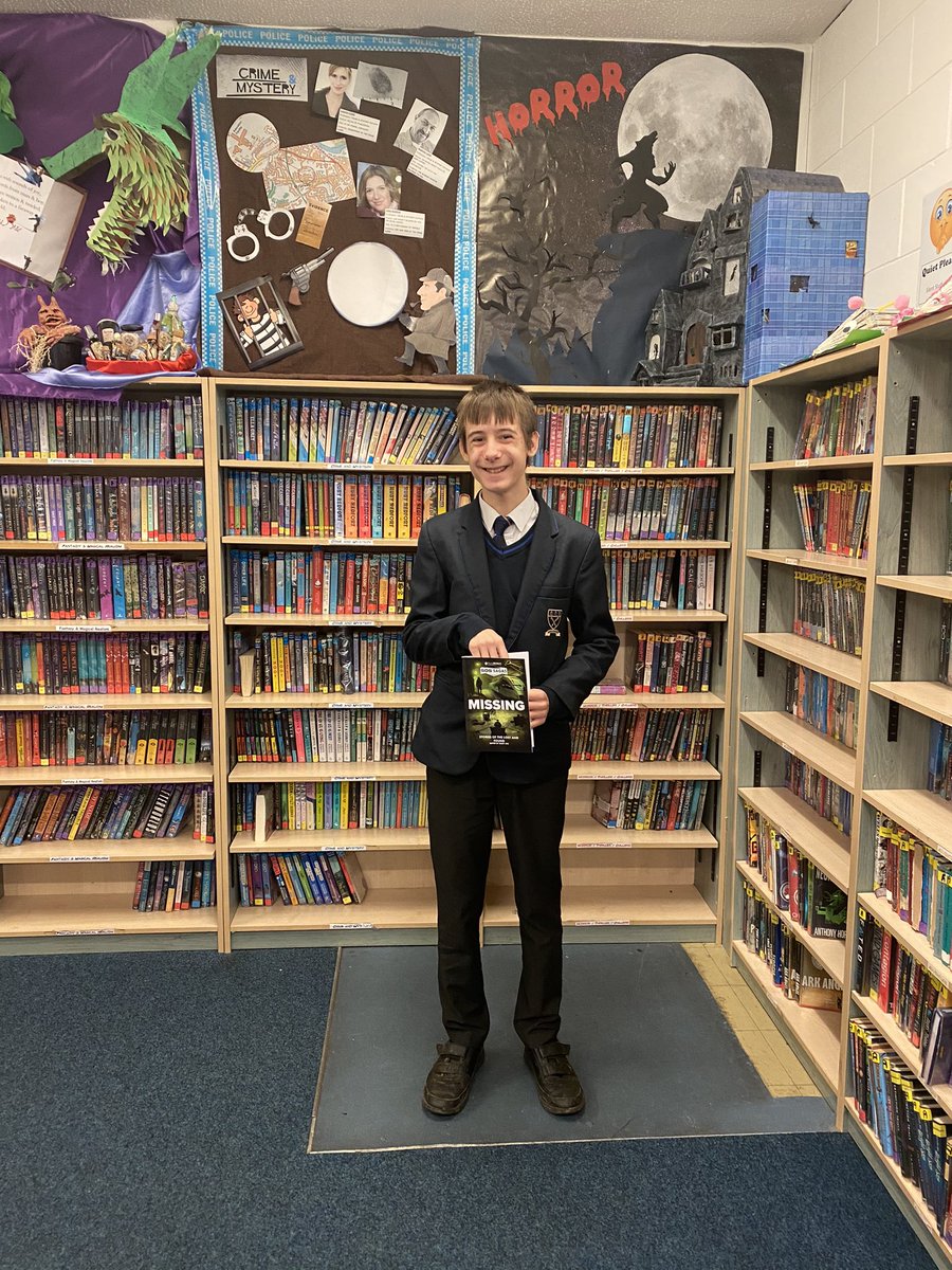 Bolhs_lrc's tweet photo. What an incredible week; we are all so proud of our students this week. Joe, along with four other students have been published by @YoungWritersCW in one of their competitors. @BOLHS_Eng and our LRC are nurturing some brilliant future! #bishopreaders https://t.co/SUpdvSOlym
