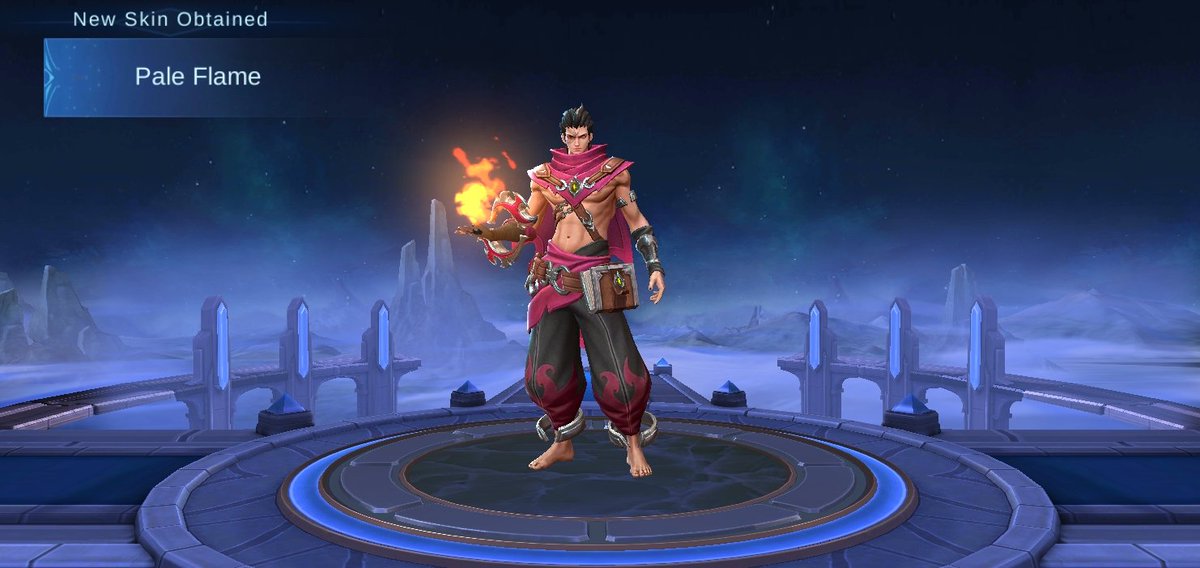 I just obtained a new skin Pale Flame in Mobile Legends: Bang Bang! Let's face off against the world's best MOBA players together! 
r8qs.adj.st/?adjust_t=ynou…