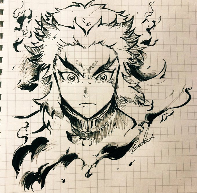 らくがき✏煉獄さん
いつもの笑顔も素敵だけど、戦いの最中に見せるキリッとした表情も好き 