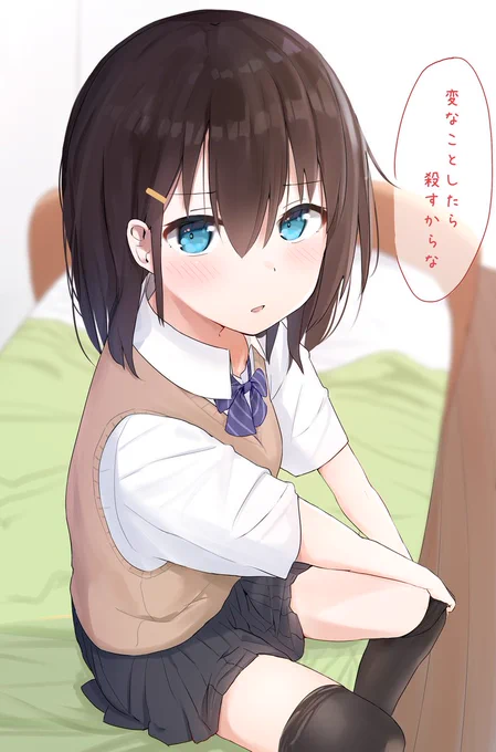 初めて男子を自分の部屋に入れた女の子 