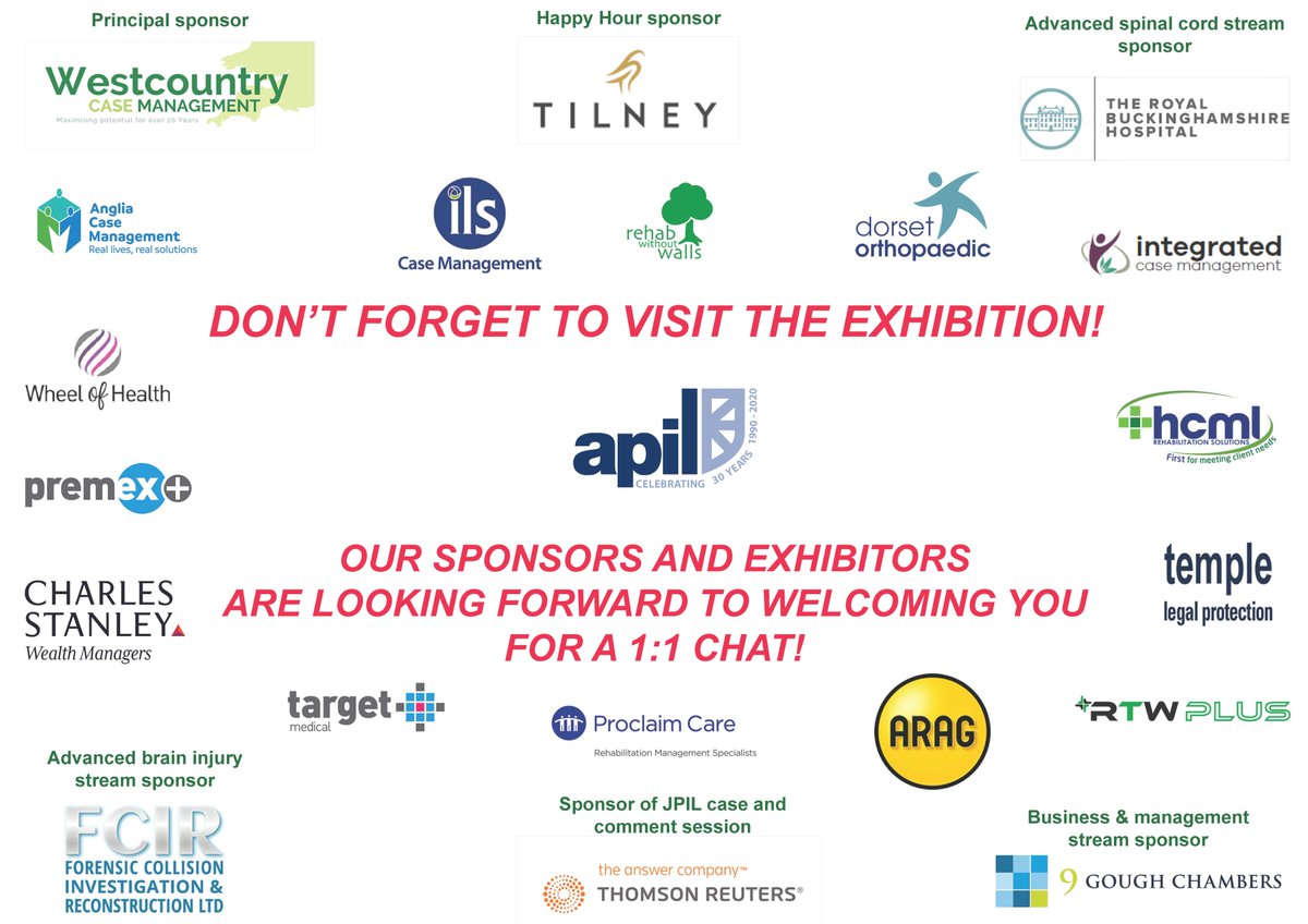 apilexcellence's tweet photo. Our conferences would not be possible without our valued sponsors and exhibitors. 

Please take the time during the morning break to pop to their virtual stand, have a 1:1 chat &amp; see what they can offer you and your firm!

#PIWorld2020 https://t.co/TlmmEV25Td