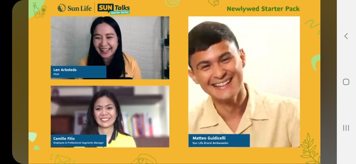 _DiploMatts_'s tweet photo. #MatteoSunTalks Newlywed starter pack
@mateoguidicelli @SunLifePH https://t.co/5kP5qfrNCO