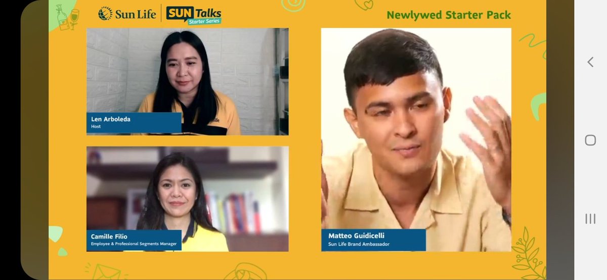 _DiploMatts_'s tweet photo. #MatteoSunTalks Newlywed starter pack
@mateoguidicelli @SunLifePH https://t.co/5kP5qfrNCO