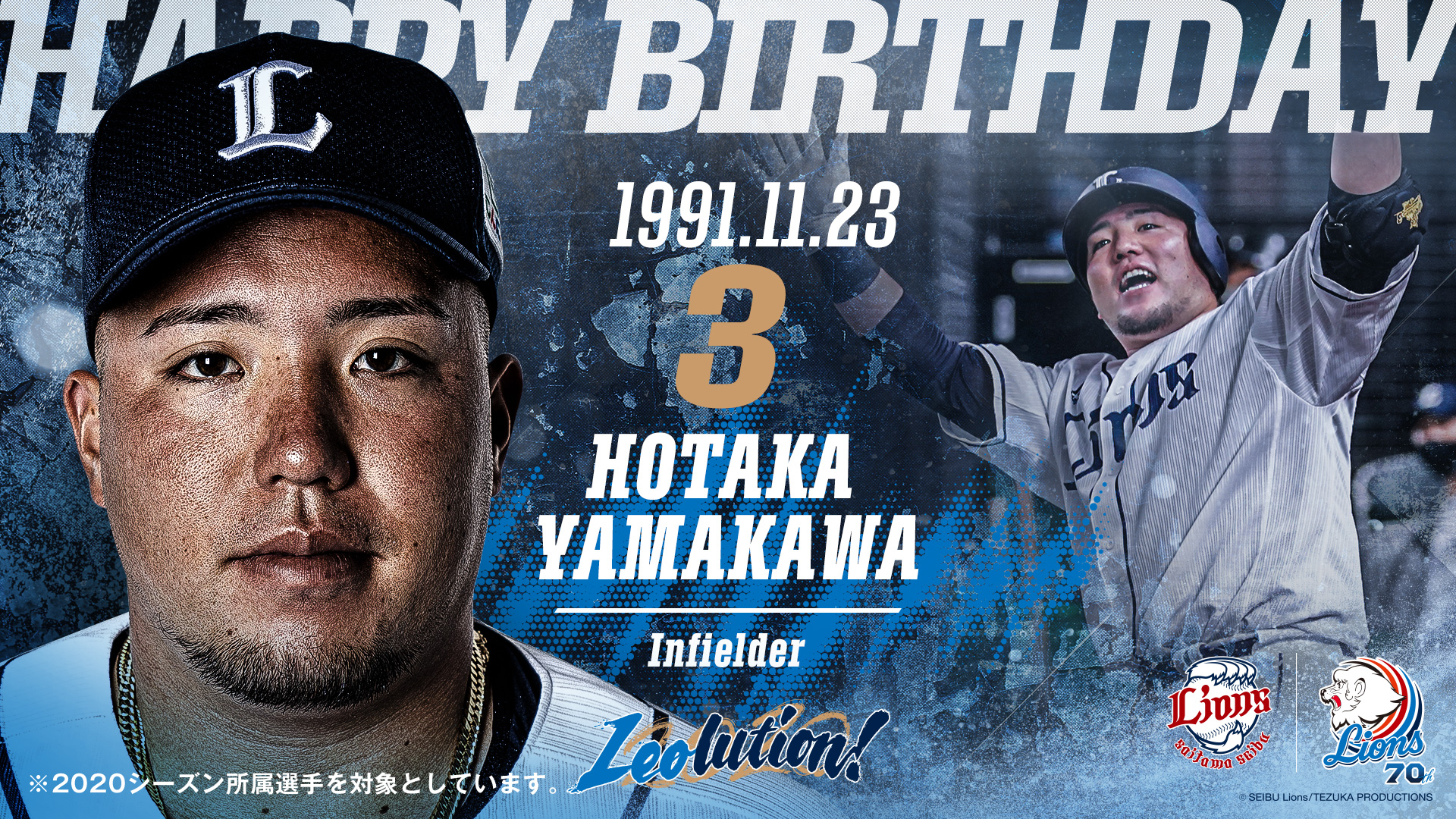 埼玉西武ライオンズ 本日11 23は 山川穂高選手の誕生日です おめでとうございます ファンの皆さんからのお祝いコメントをリプライお待ちしています T Co Pthyafb8az 埼玉西武ライオンズ Seibulions 山川穂高 誕生日 ハッピーバースデー
