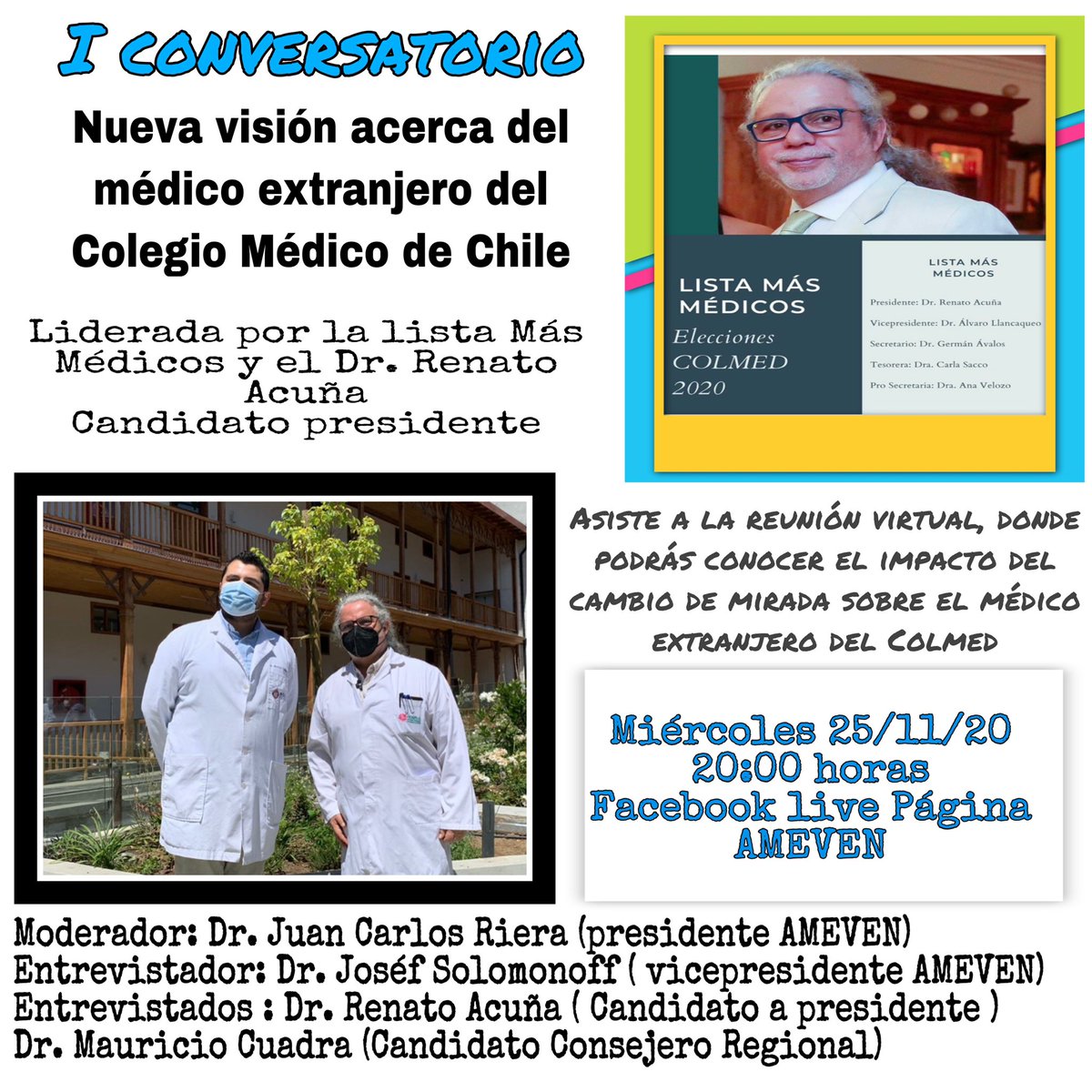 AMEVEN2's tweet photo. @masmedicoscl  Únete siguiente el link siguiente 
https://t.co/Lcv8Ghg631 https://t.co/rRkBPiiVSE