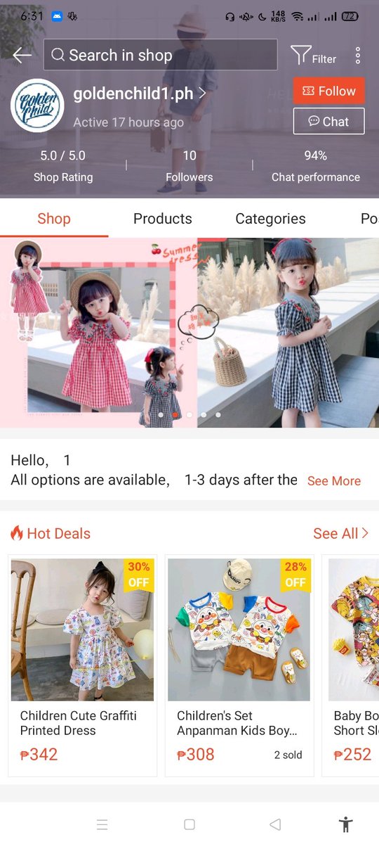 selling used children's clothes