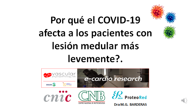 Proteomics_CNB's tweet photo. Dra. María Eugenia González Barderas. "Proteómica de suero en pacientes con lesión medular" en #XIRCPC . Gracias a @MaruGBarderas del @HNParaplejicos que aunque no pudo estar en directo, nos envió su presentación para poder continuar con el programa. @navarrabiomed @SaludISCIII https://t.co/e5aPrAvt6a