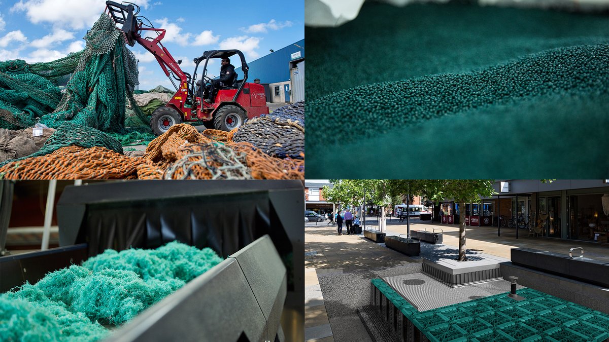 GreenBlueUrban's tweet photo. Announcing the launch of RootSpace Ocean, a pavement support system manufactured from recycled ocean post-fishing industry waste.
Discover more: https://t.co/IkBkLM3pkM #newproductlaunch #soilcells #sustainablecities #recycledmaterials https://t.co/KfrHjTkvil