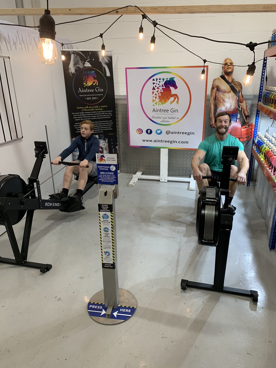 AintreeGin's tweet photo. We are rowing 3000 miles up to Christmas to fund raise for Radio City Cash for kids Mission Christmas. 
Great start week 1/6
Thank you Liverpool! 👏👏 
To donate or take part, go to our website https://t.co/K227Dcj0SB 
#Liverpool #cashforkids #aintree #aintreegin https://t.co/rx5hHLjHJ0