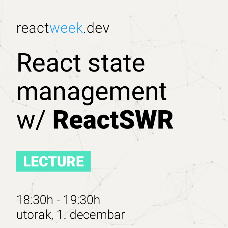 HypeTechdev's tweet photo. Let’s talk about the set of hooks for remote data fetching that makes many things easier! Join the series of 9 great #ReactWeekDev lectures! https://t.co/7tM8yjugrB 

#React #ReactNative #reactSWR #reactjs #reactdevelopers #reactjsdevelopers #reacthooks #reactstatemanagement https://t.co/yUE73BZuVV